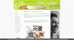 Desktop Screenshot of pate-a-crepe.info